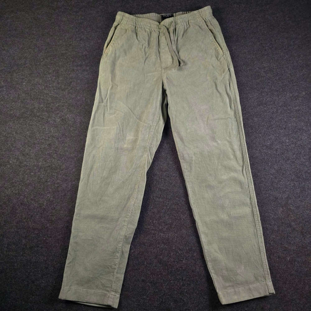 Todd Snyder Stretch Weekend Pants Corduroy Drawstring Elastic Green Men's XS